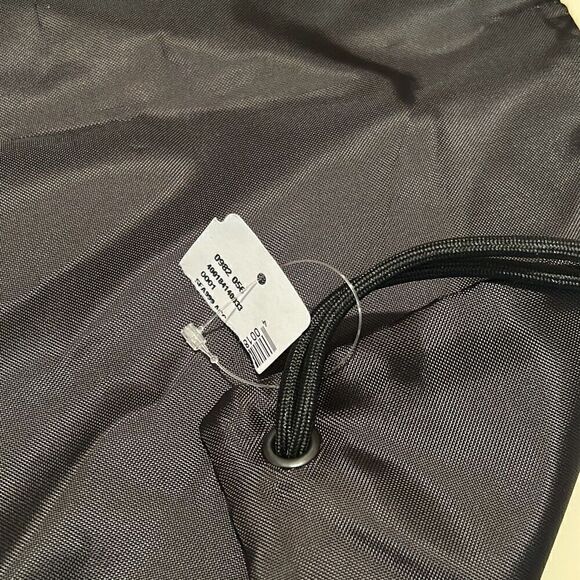 Balenciaga Draw String Bag Black Backpack Dust Cover Backpack Gym Sack New - Picture 4 of 6